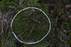 Collier mit Perlen und Blattgold