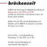 Zeitbrücken - Brückenzeit